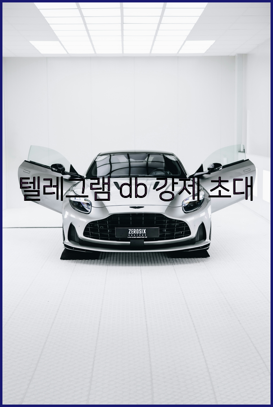 텔레그램 강제초대 프로그램